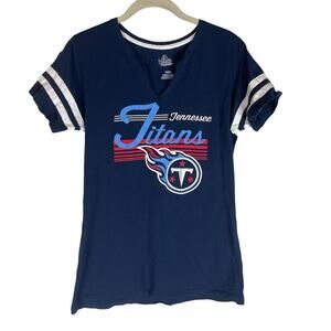 Majestic Tennessee Titans women’s short sleeve graphic t-shirt size medium